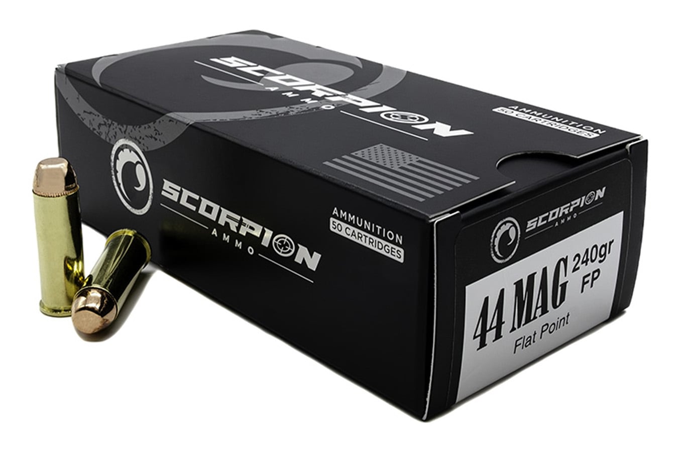 SCORPION 44 Magnum 240 gr Flat Point Target 50/Box